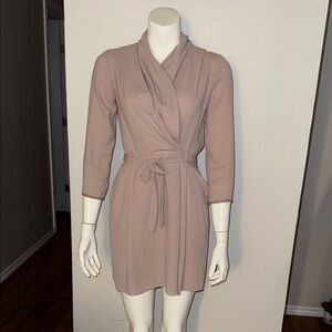 Wilfred  size 2 like new Chic Taupe Wrap Dress with pockets